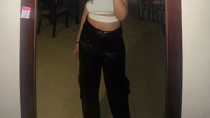 leather cargo pants