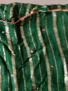 Green Striped Dupatta