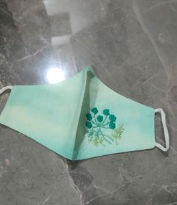 Branded Mask With Handwork