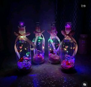 Teddy Bear Glass Lamp