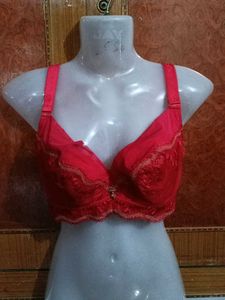 Red Light Padded Lace Bra Size 34c And 36c