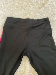 Adidas Black &amp; Pink Leggings