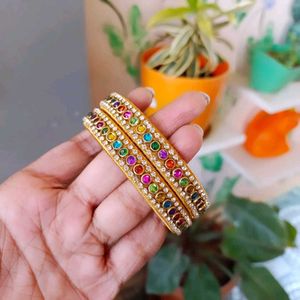 2.6 Size Multi Colour Bangles