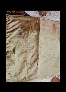 Elegant Golden Saree