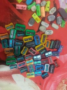 Rubber and sharpener are in very good condition,