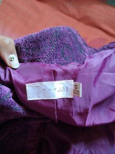 Purple And Black Colour Unused Blazer🖤💜