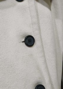 Elegant Cream Button-Down Coat