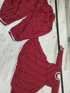 Cute Red anarkali Dress