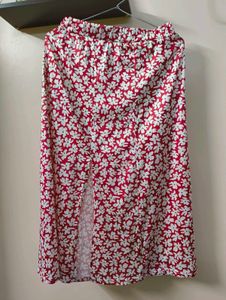 Floral Print Maxi Skirt