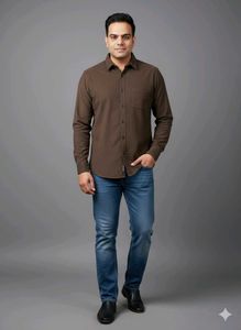 Stylish Brown Casual Shirt for Men