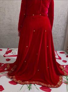 Elegant Red Ethnic Gown