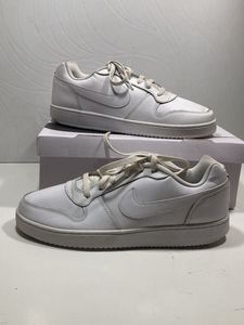 NIKE Ebernon Low Sneakers For Men (White, 9)