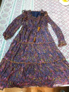 Elegant Floral Midi Dress