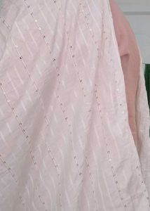 White Sequin Stole