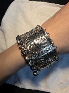 Silver Jhumka Earrings