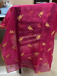 Anarkali With Embroidery Dupatta