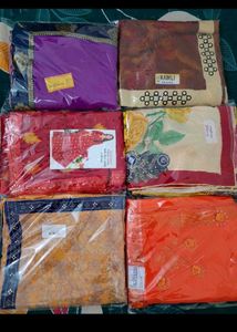 Set of 6 New Sarees