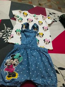 Girls Babyhug Disney Suit