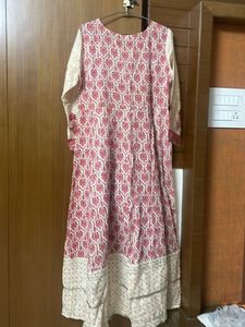 Elegant Printed Kurta With Pants And Dupatta