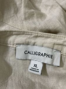 Pintresty Cream Button-Down Shirt