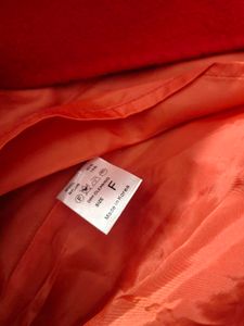 Stylish Red Overcoat