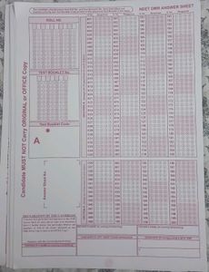 NEET OMR Answer Sheet (50 sheets )
