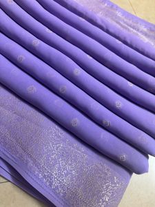 Lavender Soft Silk Saree