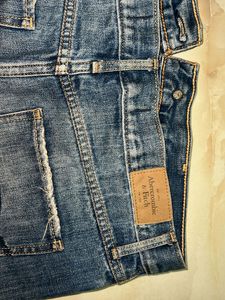 Distressed Denim Cutoff Shorts