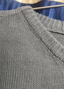 Oversize Winter Unisex Top Grey And White.Little