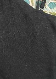 Shimmer Party Wear One Side Node Top