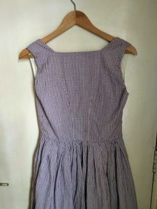 Beautiful Trendy Gingham Dress