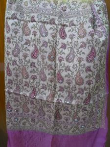 Beautiful Embroidered Yellow Saree