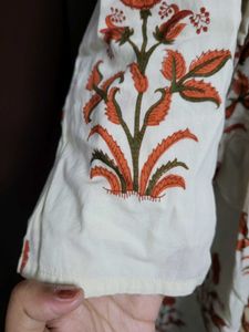 Floor Length Kurti With Front Slit