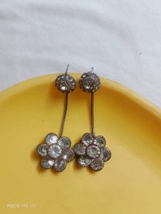 Vintage Floral Drop Earrings
