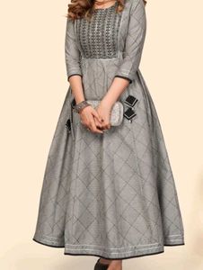 Elegant Grey Kurta
