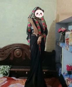 Beautiful Black Sare With Blouse