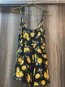 H&amp;M Lemon Print Romper