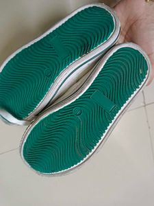 White Canvas Sneakers Shoes