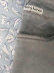 Gray Denim Jeans