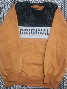 Stylish Color Block Sweatshirt