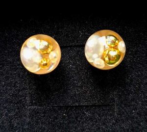 Pearl Orb Earrings