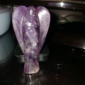 Amethyst Crystal Angel Figurine