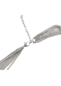 Silver Tone Statement Necklace