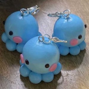 Handmade Clay Octopus Charms!💙