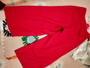 Red Wide Leg Pants