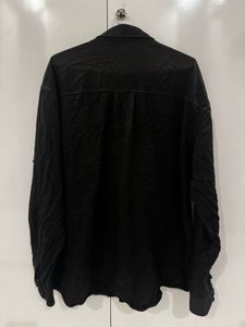 Unique Black Button-Down Shirt