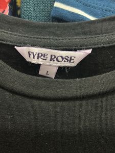 Fyre Rose Pure Cotton Embroidered Tshirt
