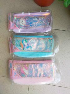 🦄 Unicorn 🦄 Fur Design Water Glitter Pouch