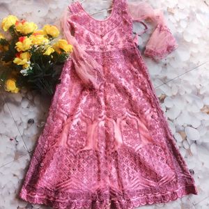 Partywear Net Gown For Kids