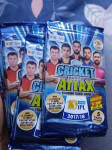 Topps Cricket Attax 2017 Packs(10 Packs)